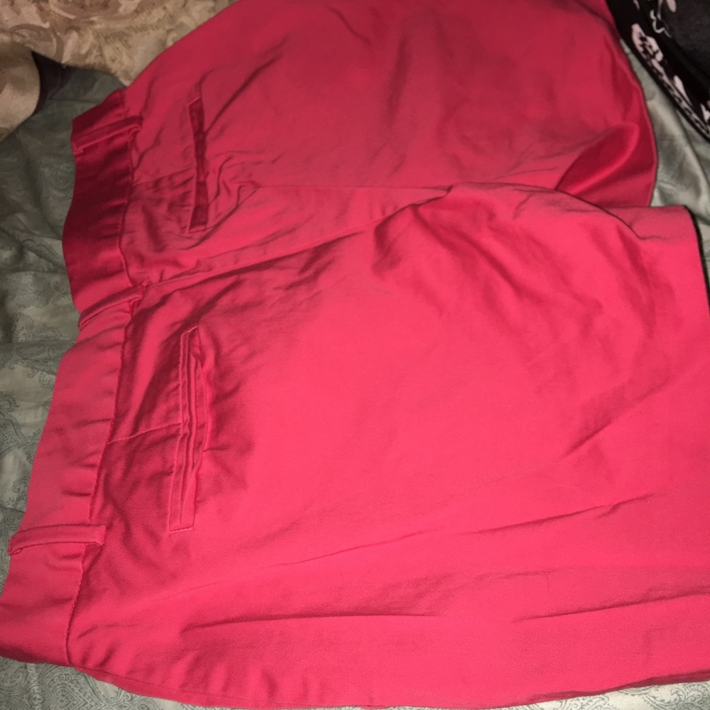 Banana republic size 6 red high waist shorts